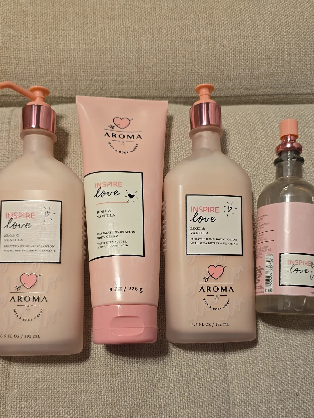 BNWT Bath And Body Works Rose And Vanilla Aromatherapy Bundle